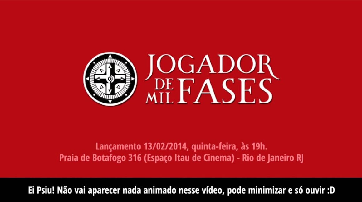Imagem de capa de Lançamento do Livro “Jogador de Mil Fases”