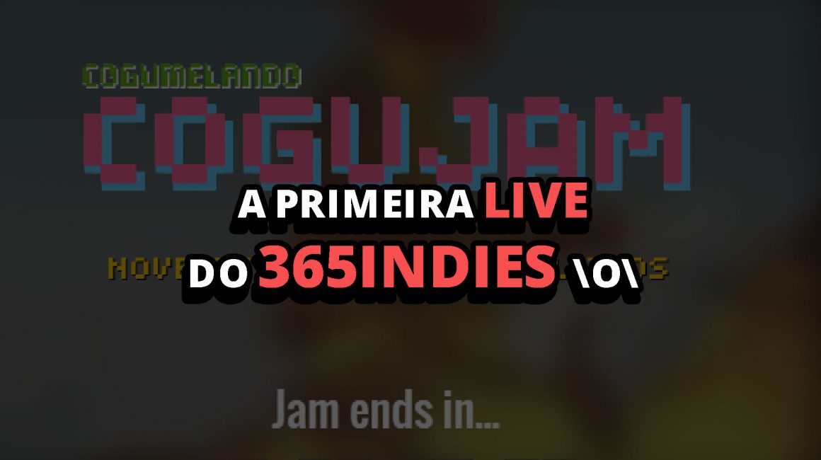 Imagem de capa de Primeira live HOJE – Desenvolvendo um jogo pra COGUJAM