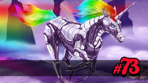 Imagem de capa de #73 Robot Unicorn Attack [ Jogo grátis ]