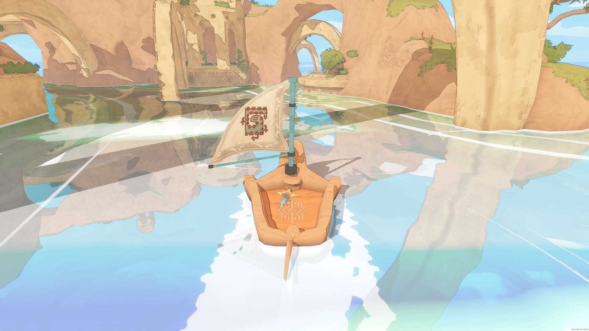Screenshot oficial de gameplay de Gecko Gods, da página da Steam