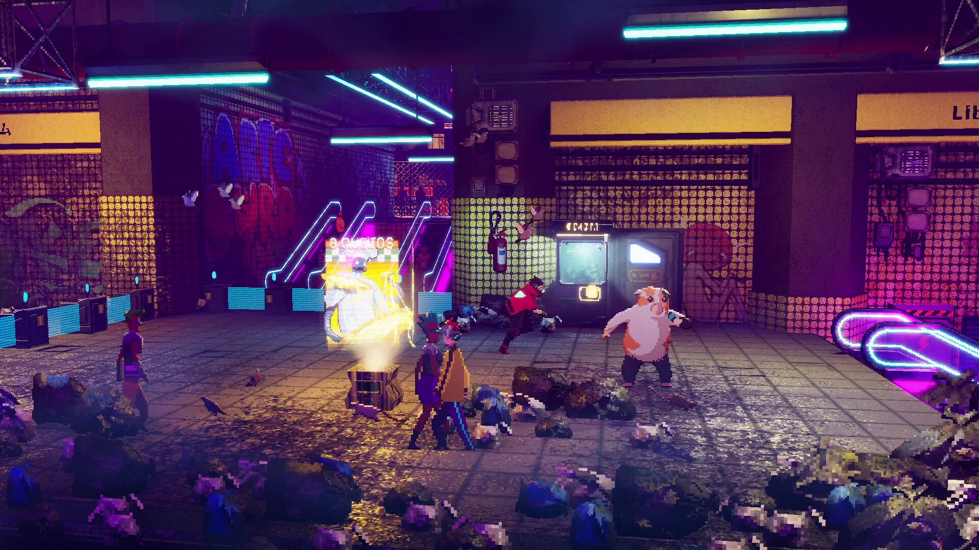 Screenshot oficial de gameplay de Sky Dust, da página da Steam