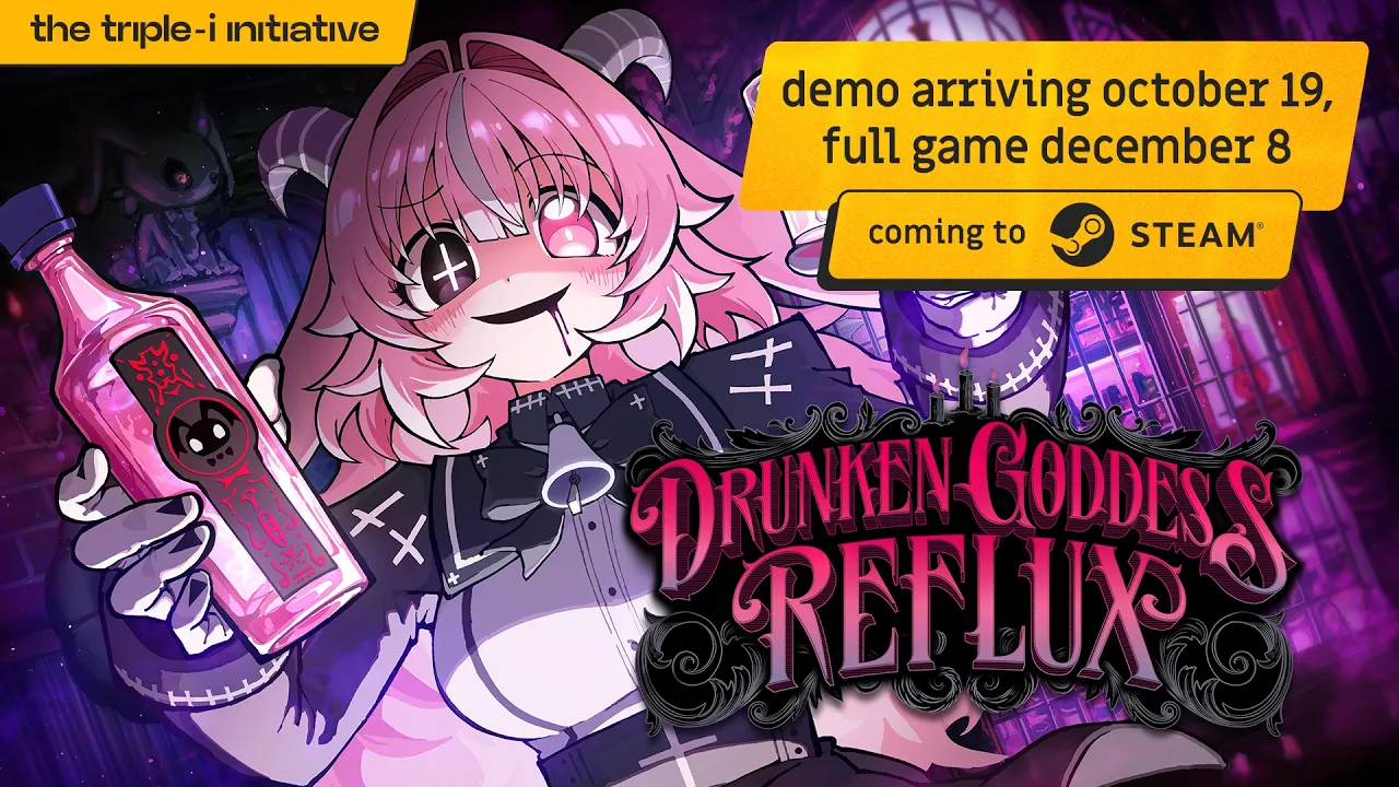 Cena de Drunken Goddess Reflux, anunciado no Triple-i Initiative de outubro de 2026