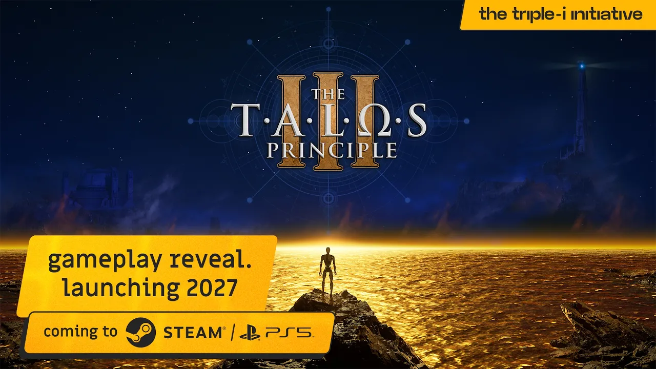 Cena de The Talos Principle 3, anunciado no Triple-i Initiative de outubro de 2026