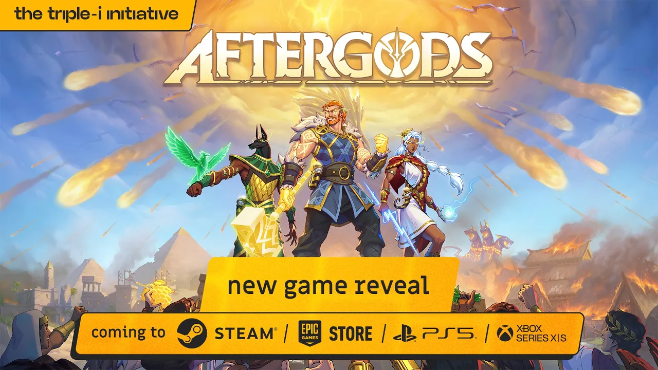 Cena de Aftergods, anunciado no Triple-i Initiative de outubro de 2026