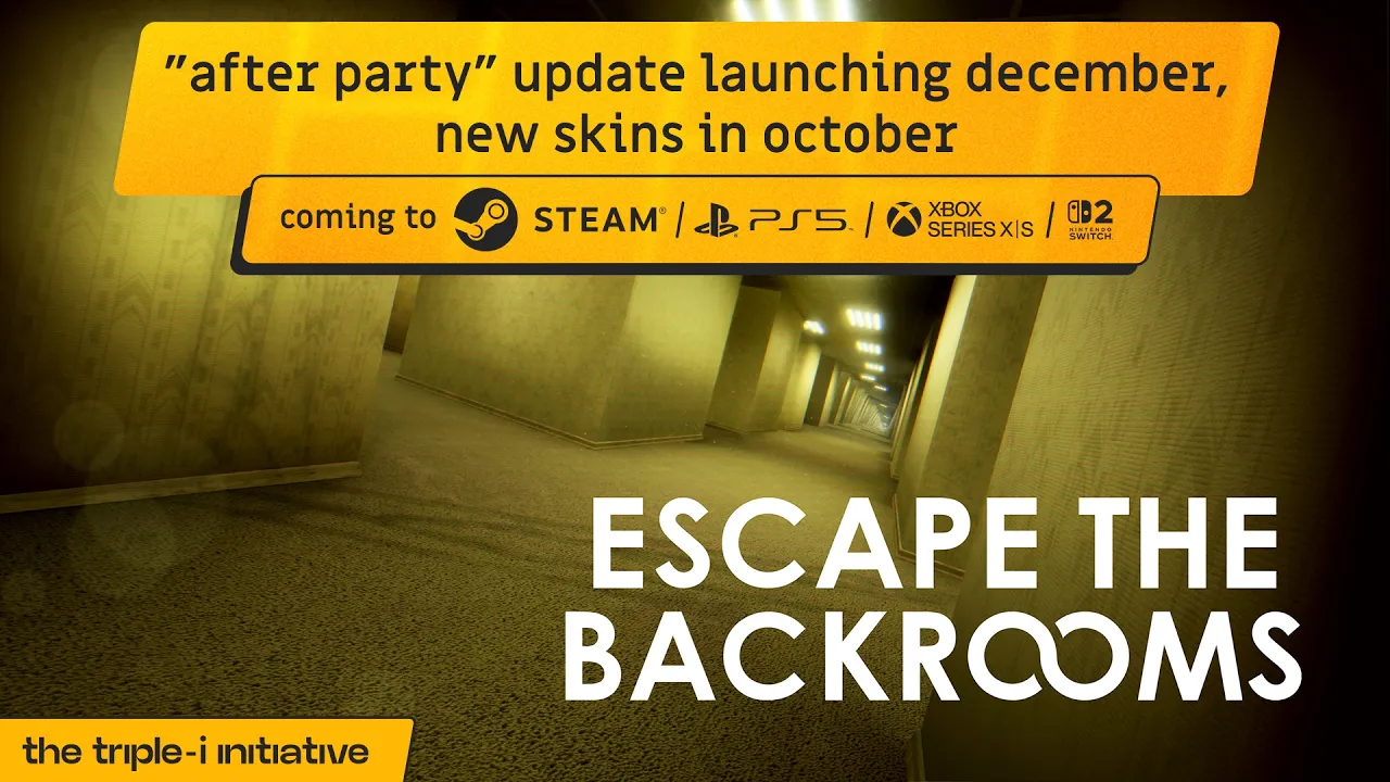 Cena de Escape the Backrooms: After Party, anunciado no Triple-i Initiative de outubro de 2026