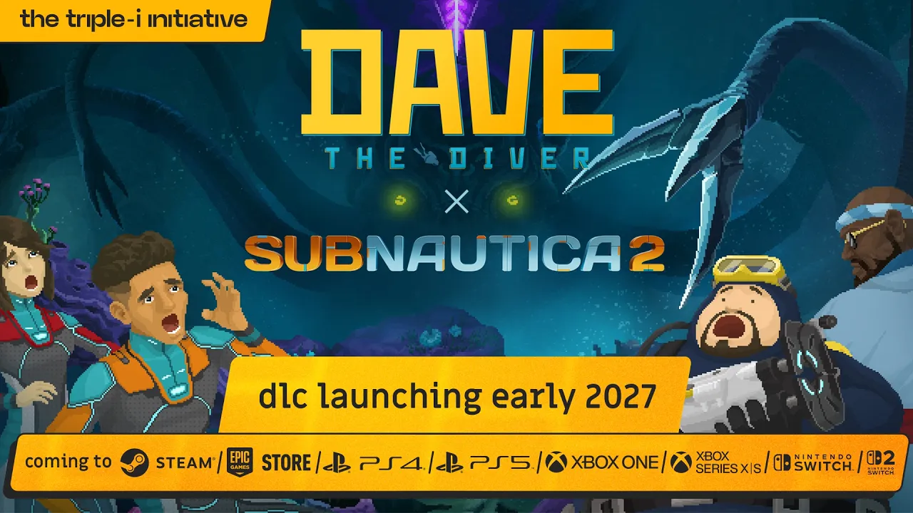 Cena de Dave the Diver: Subnautica 2, anunciado no Triple-i Initiative de outubro de 2026