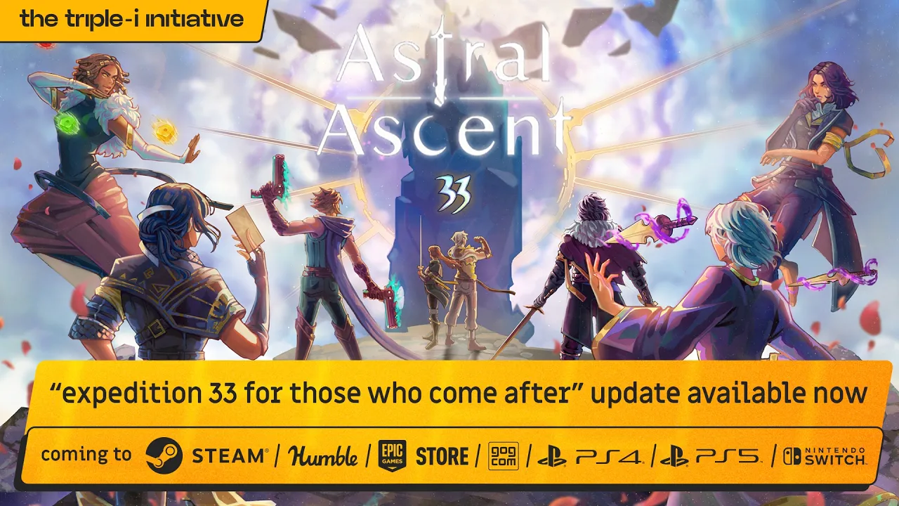 Cena de Astral Ascent, anunciado no Triple-i Initiative de outubro de 2026